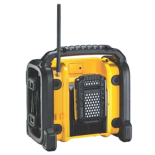DEWALT DCR020-GB XR Compact FM/DAB and Site Radio - 24 x 24.5 cm, 2.8 kg