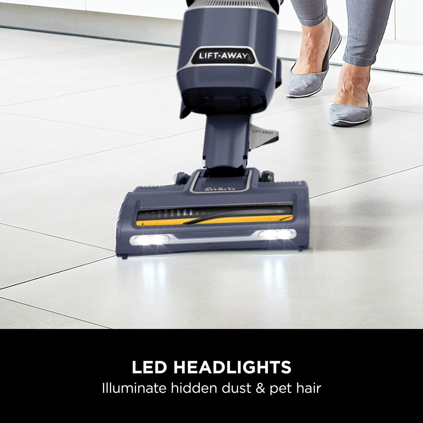 Shark Corded Upright Vacuum Cleaner 1.1L with Anti Hair Wrap Technology, LED Headlights, Lift-Away, Anti-Allergen