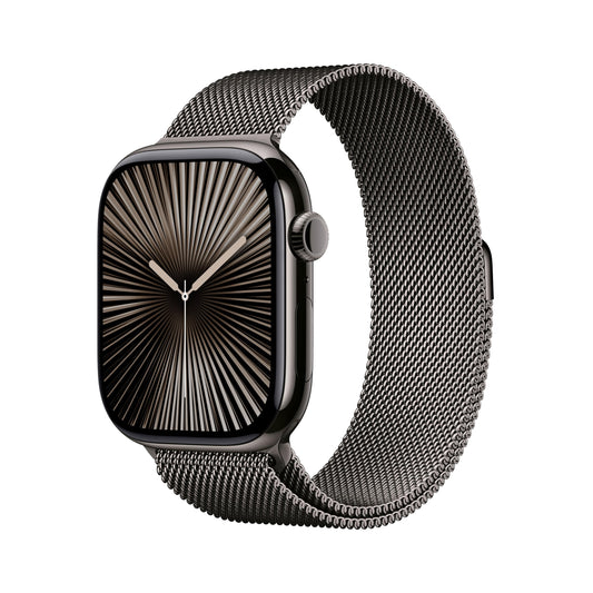 Apple Watch Series 10 GPS + Cellular 46 mm Smartwatch with Slate Titanium Case